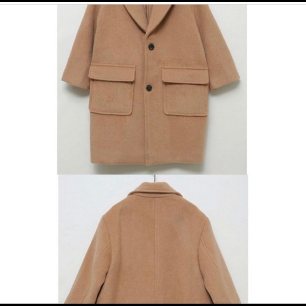 Girls Camel Trench Coat